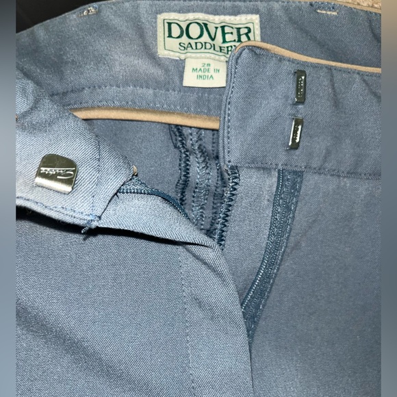 Dover Saddlery Gray, Blue and Brown Women's Riding Pants Breeches - Picture 11 of 14